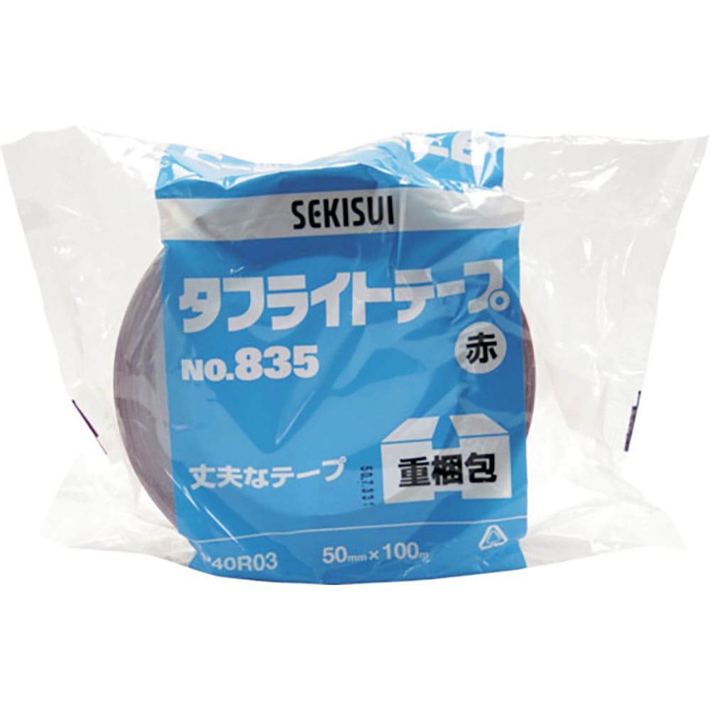 積水　タフライトテープ＃８３５　５０Ｘ１００　赤　Ｐ４０Ｒ０３＿