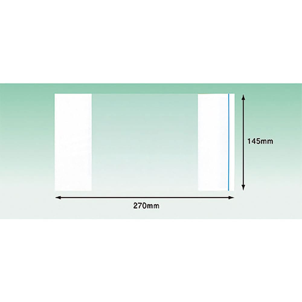 パピルス　デリバリーパック　ポケットタイプ　部分糊（長３封筒サイズ用）１４５×２７０　１００枚入　＿