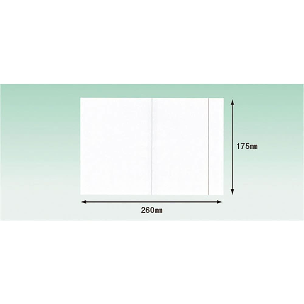 パピルス　デリバリーパック　４方溶着タイプ　上ＰＥスリット（Ａ５サイズ用）１７５×２６０　１００枚＿