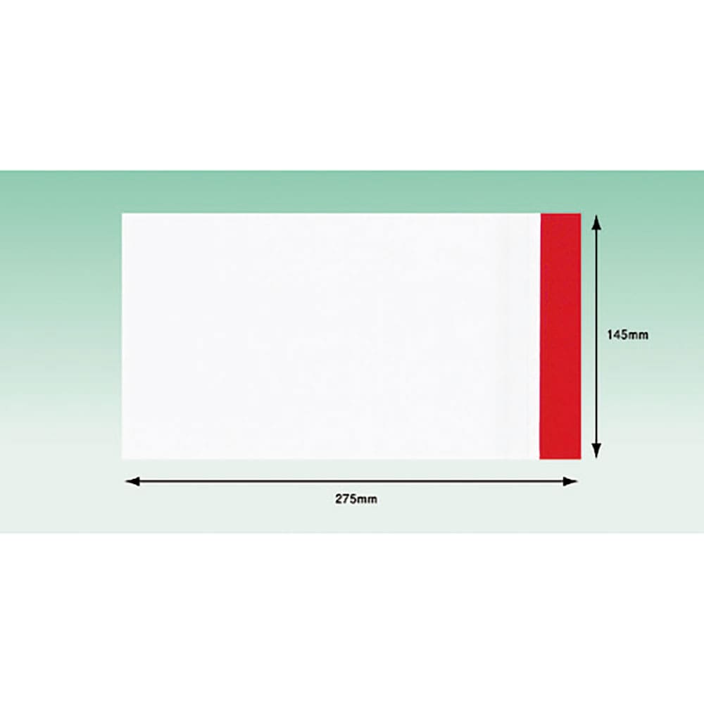 パピルス　セキュリティテープ付きデリバリーパック（長３封筒サイズ用）１４５×２７５　１００枚入　全＿