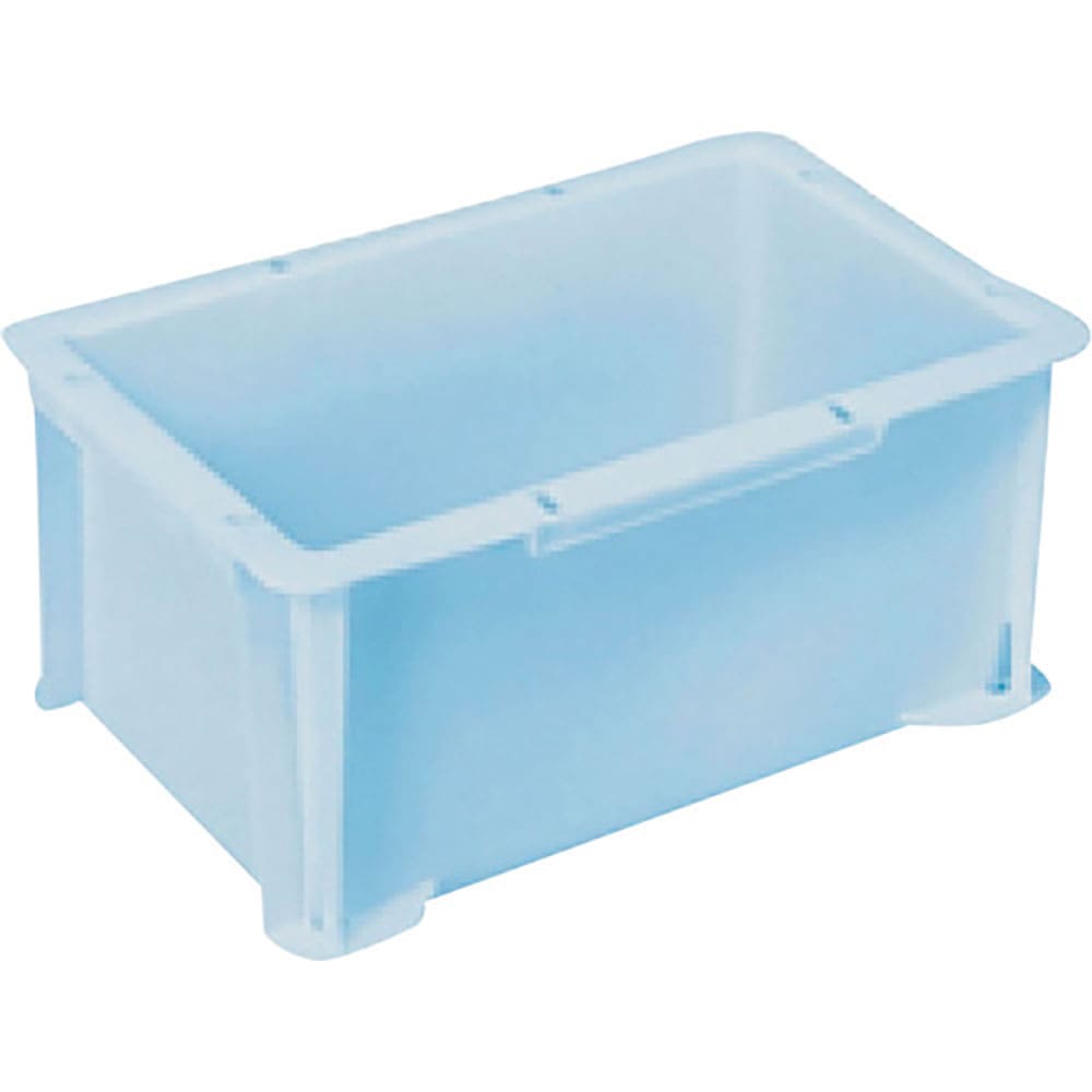 ヒシ　Ｓ型コンテナ　パステルブルー　有効内寸２２９×１３２×１２２ｍｍ　ＰＡＳ－４－ＰＢ＿