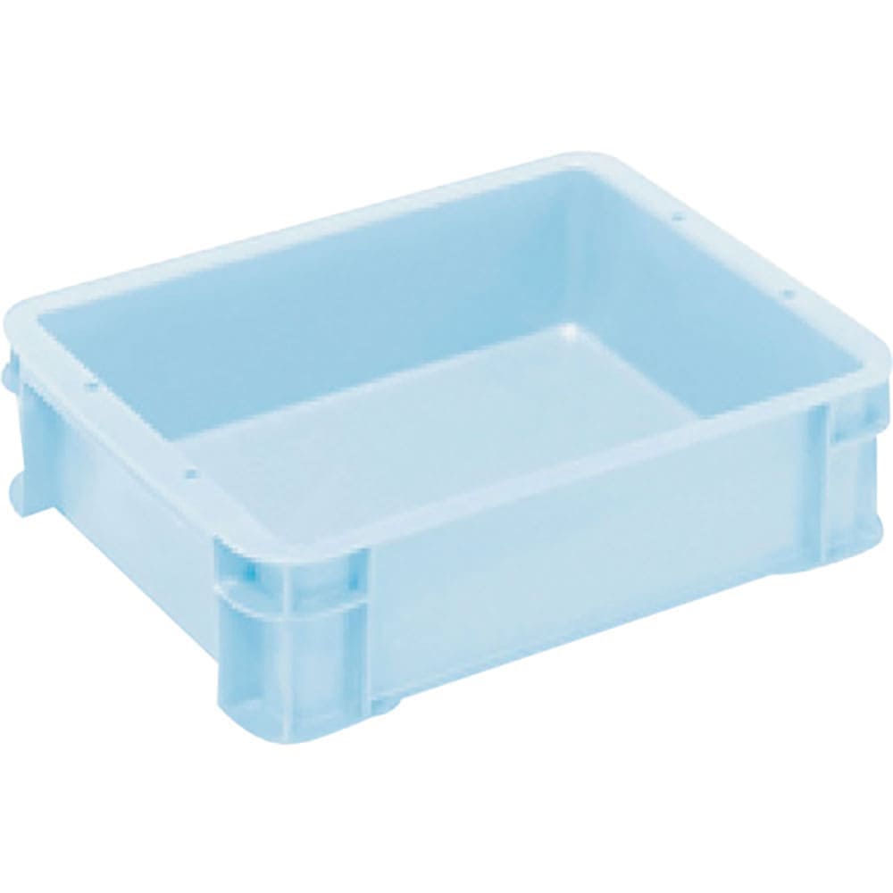 ヒシ　Ｓ型コンテナ　パステルブルー　有効内寸３１２×２３７×８３ｍｍ　ＰＡＳ－６－ＰＢ＿