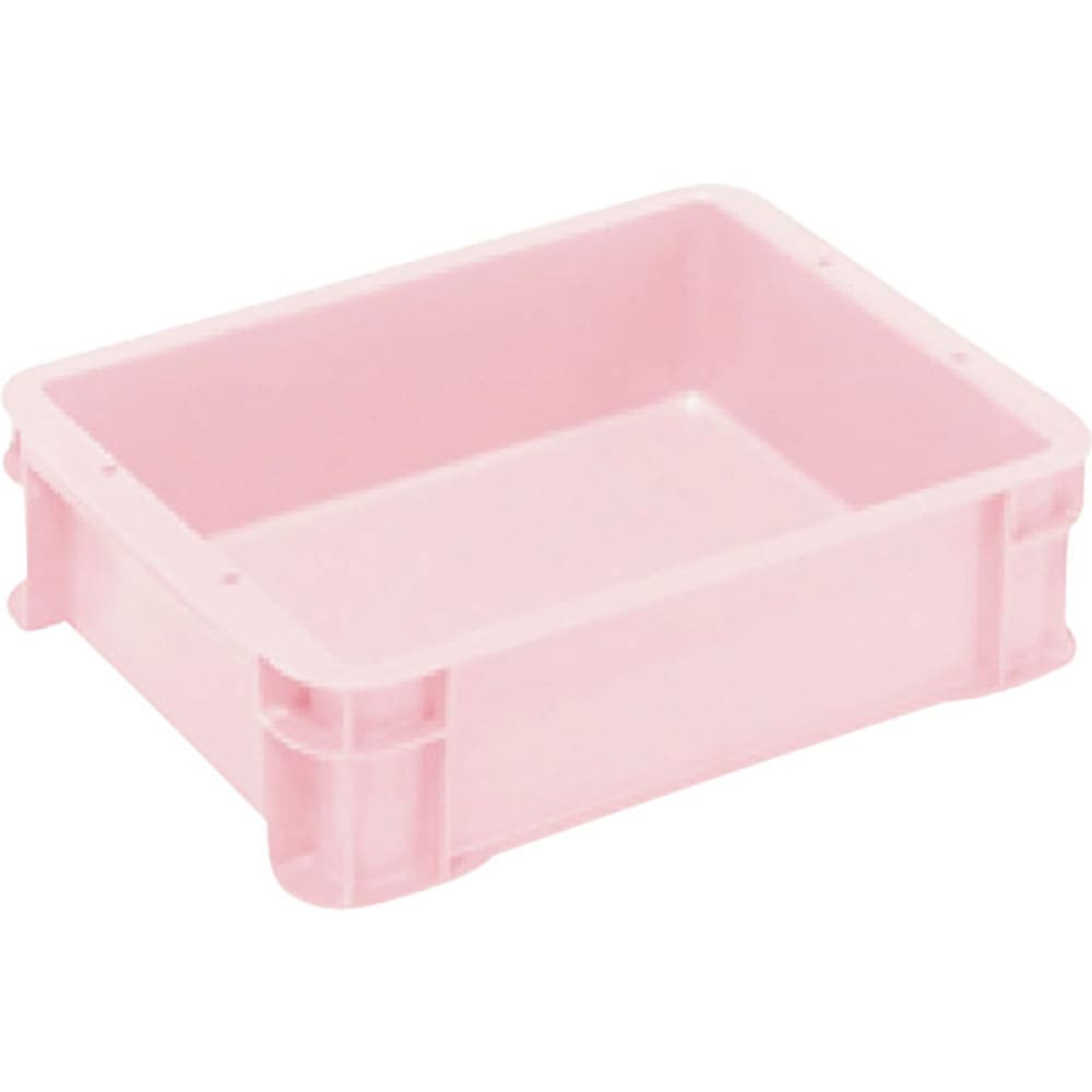 ヒシ　Ｓ型コンテナ　パステルピンク　有効内寸３１２×２３７×８３ｍｍ　ＰＡＳ－６－ＰＮ＿