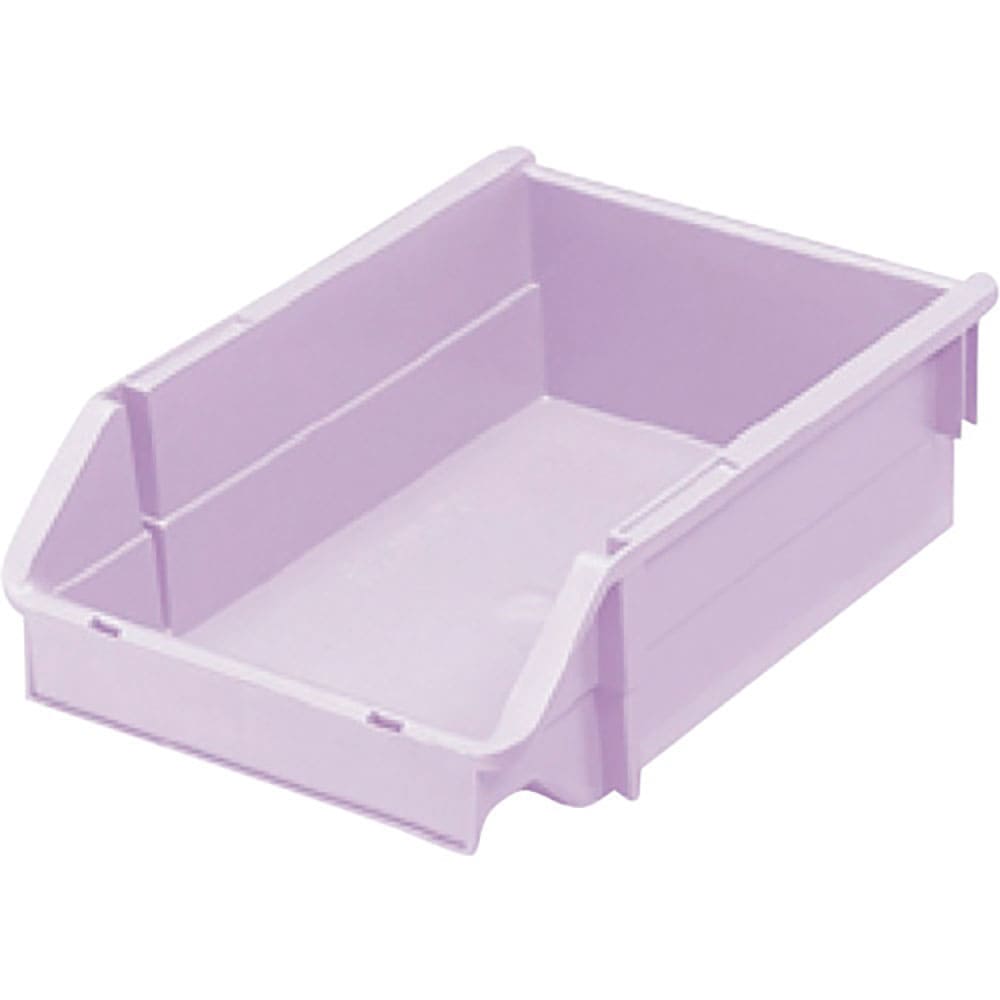ヒシ　Ｔ型コンテナ（ネスティングタイプ）　パステルパープル　Ｗ１９２×Ｄ２８５×Ｈ９０　ＰＡＴ－３＿
