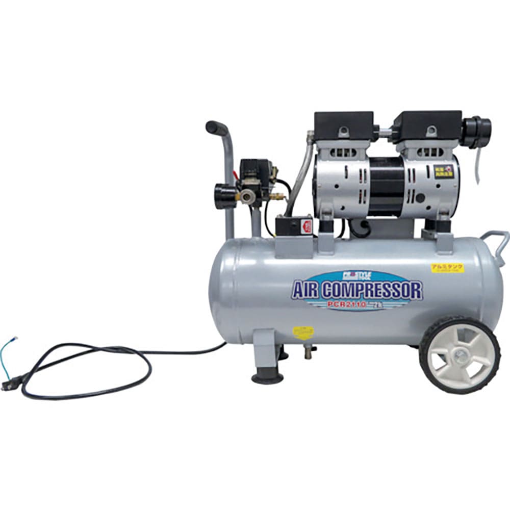 ＰＲＯＳＴＹＬＥ　オイルレスエアーコンプレッサー２１Ｌアルミタンク　ＰＣＲ２１１０＿