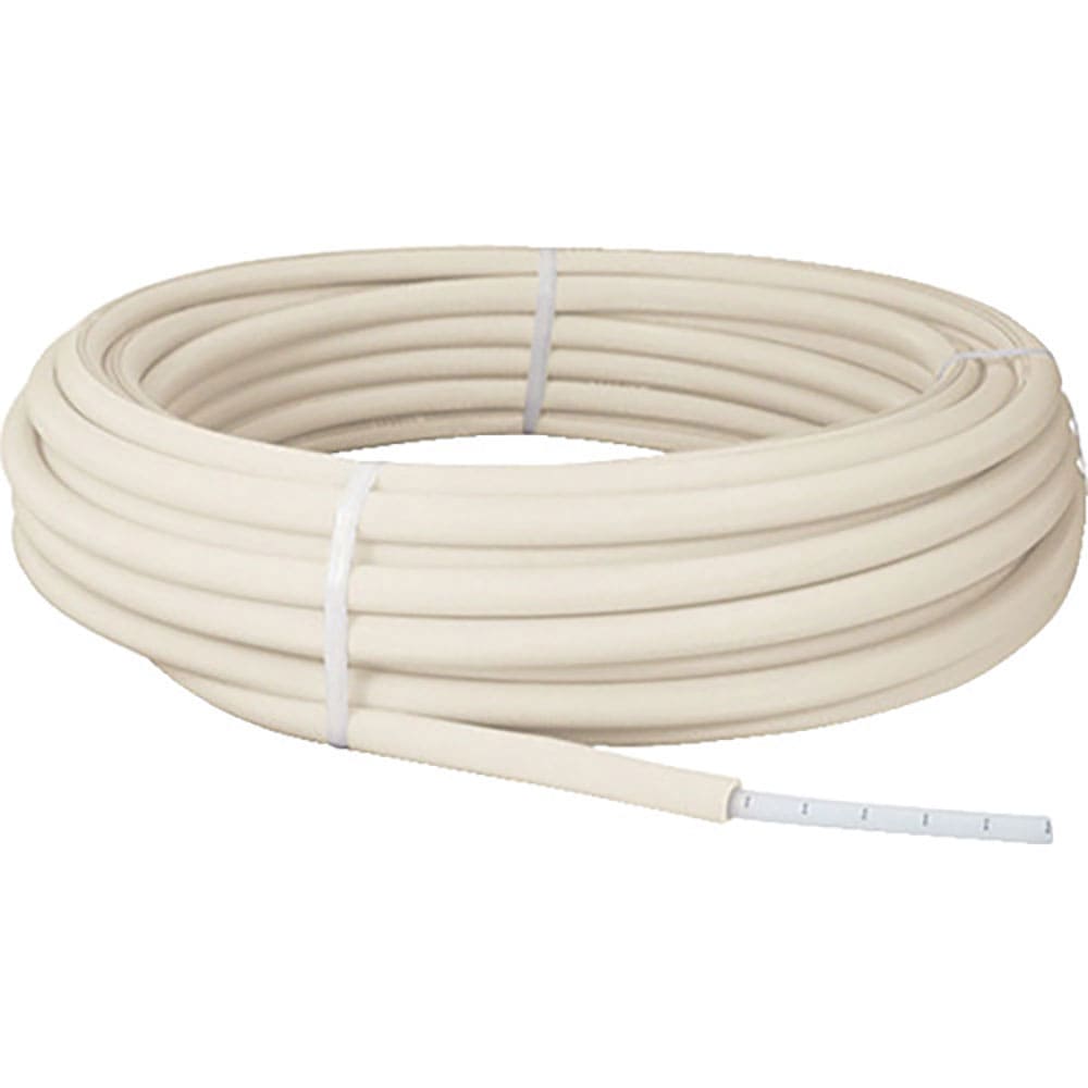 オンダ製作所　架橋ポリエチレン管　被覆イージーカポリパイプＷ　ホワイト　５ｍｍ被覆　１３Ａ　６０ｍ＿