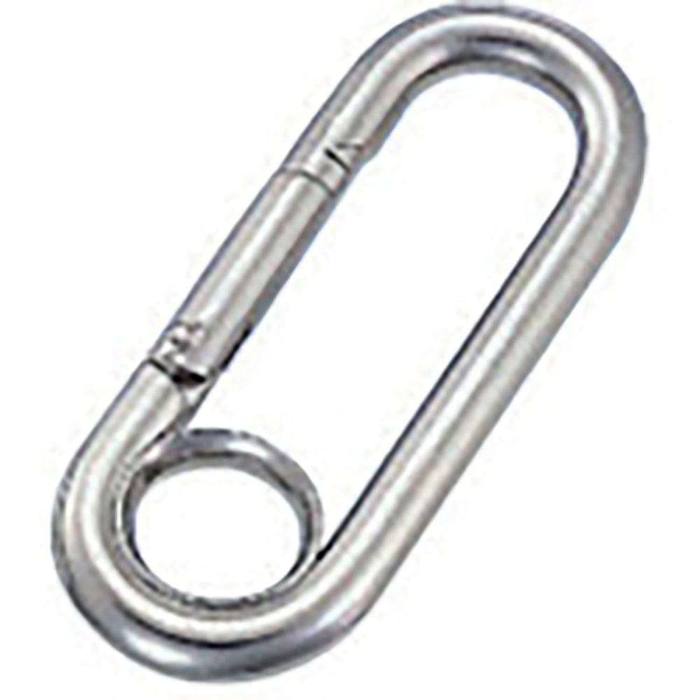 水本　リングキャッチ　ステンレス　プチカラビナ（リング付）　線径６ｍｍ　長さ６５ｍｍ　ＰＬ－６＿