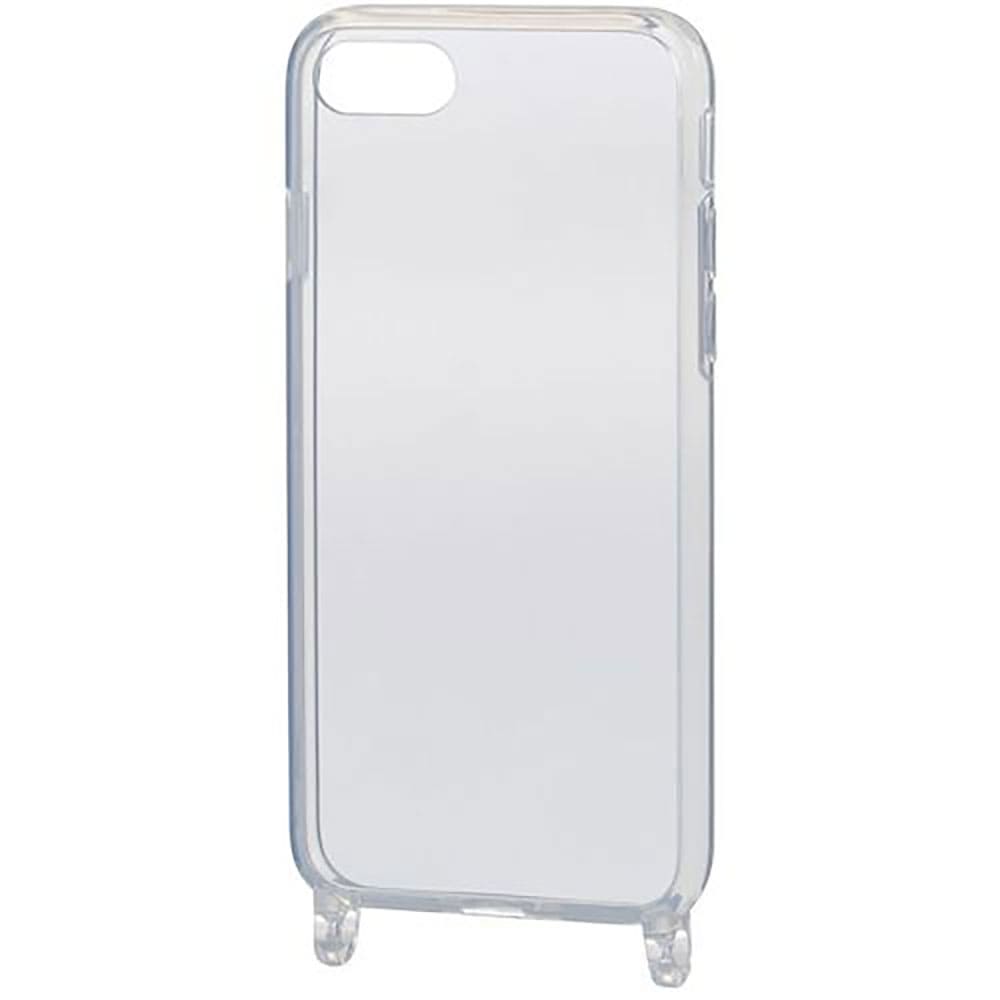 ＥＬＥＣＯＭ　ｉＰｈｏｎｅＳＥ３／ＳＥ２／８／７用ハイブリッドケース　ショルダーストラップホール付＿