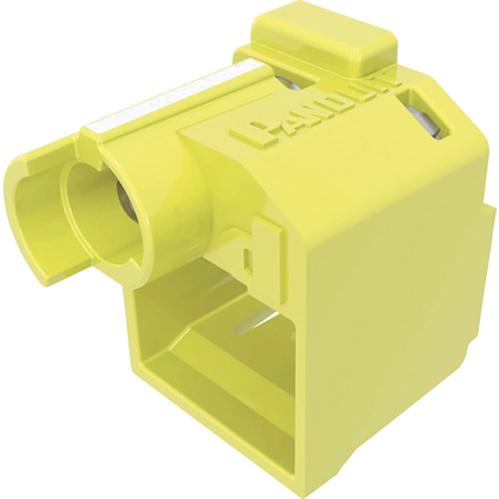 ＰＡＮＤＵＩＴ　パッチコードロック（ＬＡＮケーブルロック）　黄　１００個入り　専用工具５個付き　Ｐ＿