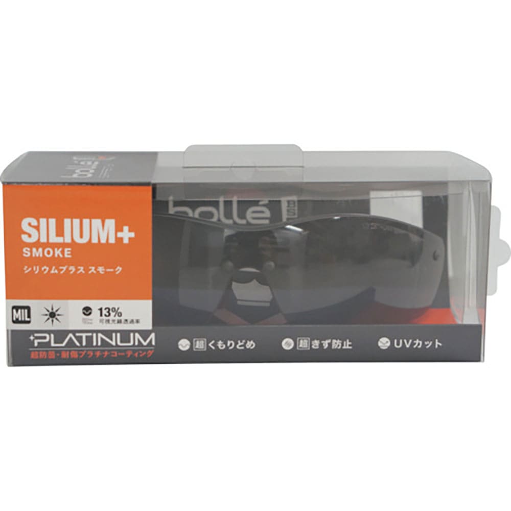 ｂｏｌｌｅ　ＳＩＬＩＵＭ＋　ＢＳＳＩマットブラック　スモークレンズ　ブリスタパッケージ　ＰＳＳＳＩ＿