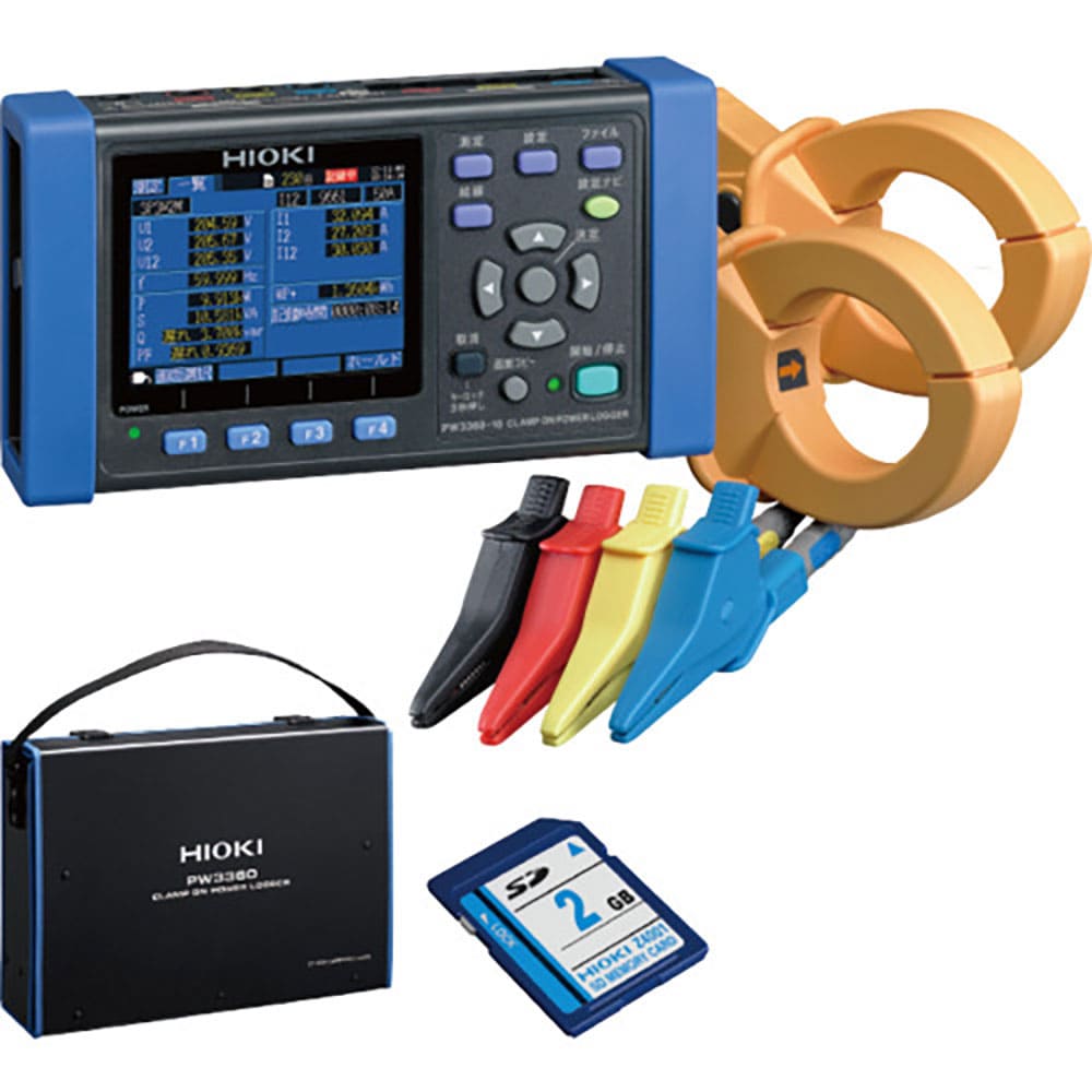 ＨＩＯＫＩ　クランプオンパワーロガーセット　ＰＷ３３６０－９１＿