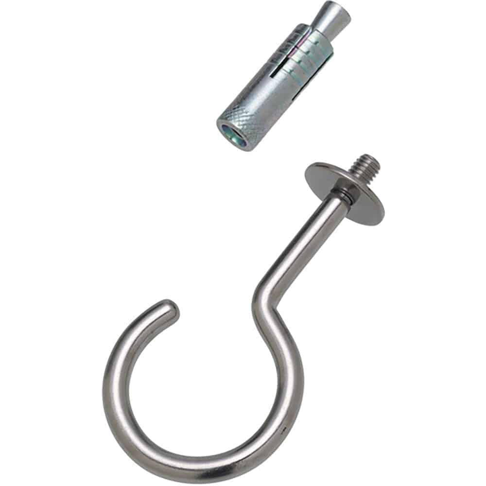 水本　ステンレス　吊りフック　（カットアンカー付）　フック長さ７２ｍｍ　ＱＨ－６＿