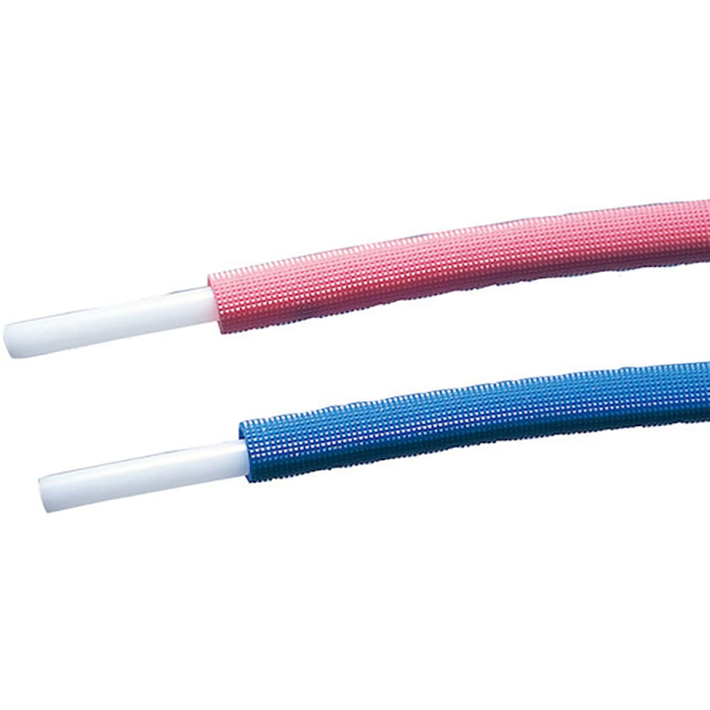 前澤給装工業　保温材付架橋ポリエチレン直管　保温材５ｍｍ　ピンク　１６Ａ×３ｍ　ＱＸＰＥＣＰ－１６＿