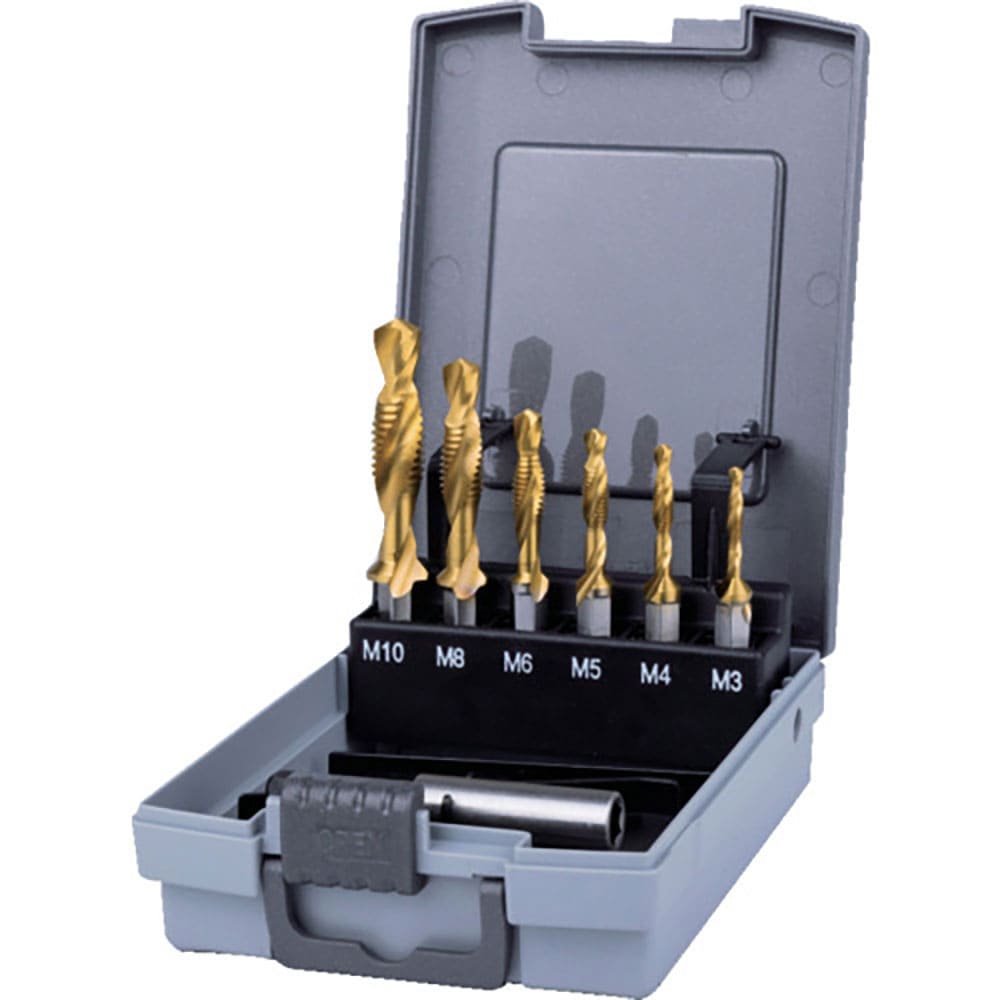 ＲＵＫＯ　ショートタイプ六角軸タッピングドリル　チタン　セット　ショートタイプ　Ｒ２７００２１ＴＲ＿