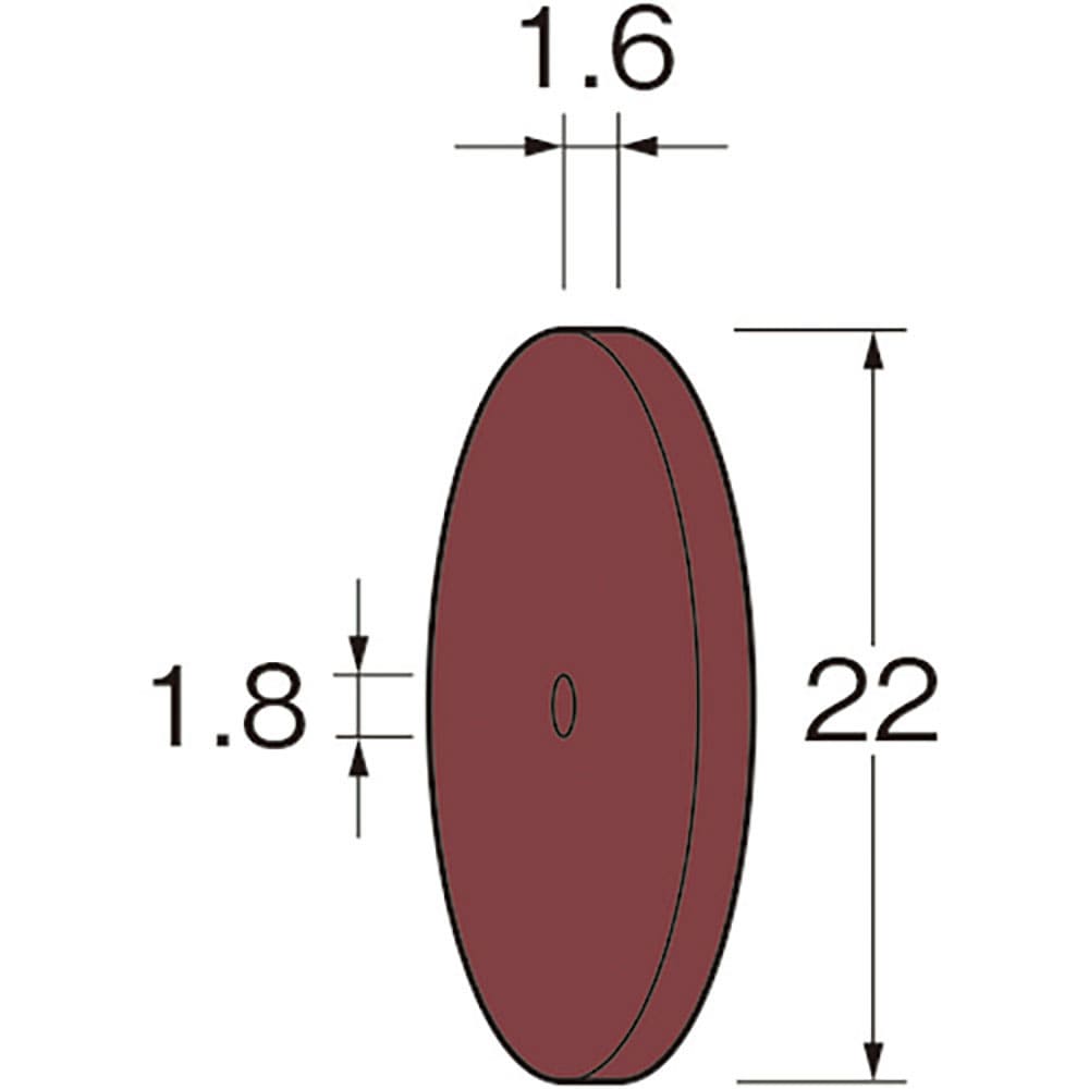 リューター　ホイール型シリコンゴム砥石　Ｒ５２１１＿