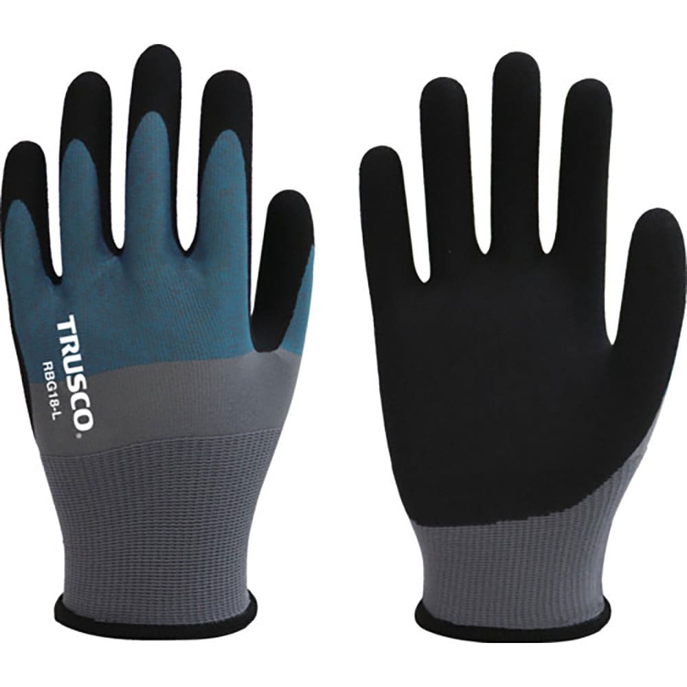 ＴＲＵＳＣＯ　【２０２５年１月発売】天然ゴム背抜き手袋　１８ゲージ　ＸＬサイズ　ＲＢＧ１８ＸＬ＿