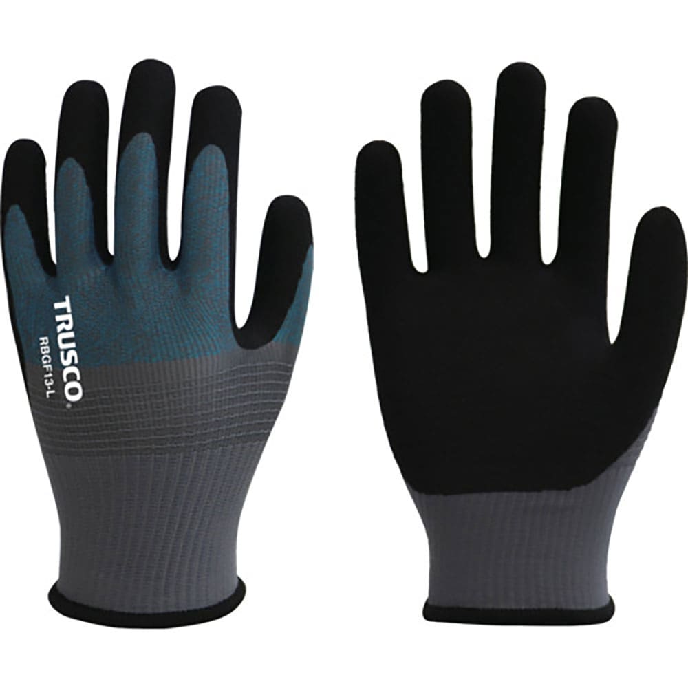 ＴＲＵＳＣＯ　【２０２５年１月発売】天然ゴム背抜き手袋　薄手　１３ゲージ　Ｌサイズ　ＲＢＧＦ１３－＿