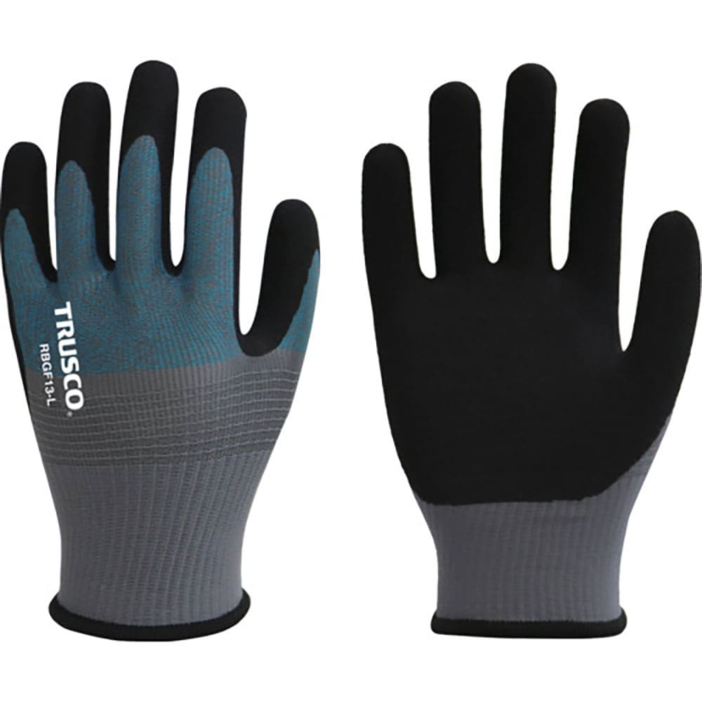 ＴＲＵＳＣＯ　【２０２５年１月発売】天然ゴム背抜き手袋　薄手　１３ゲージ　Ｍサイズ　ＲＢＧＦ１３－＿