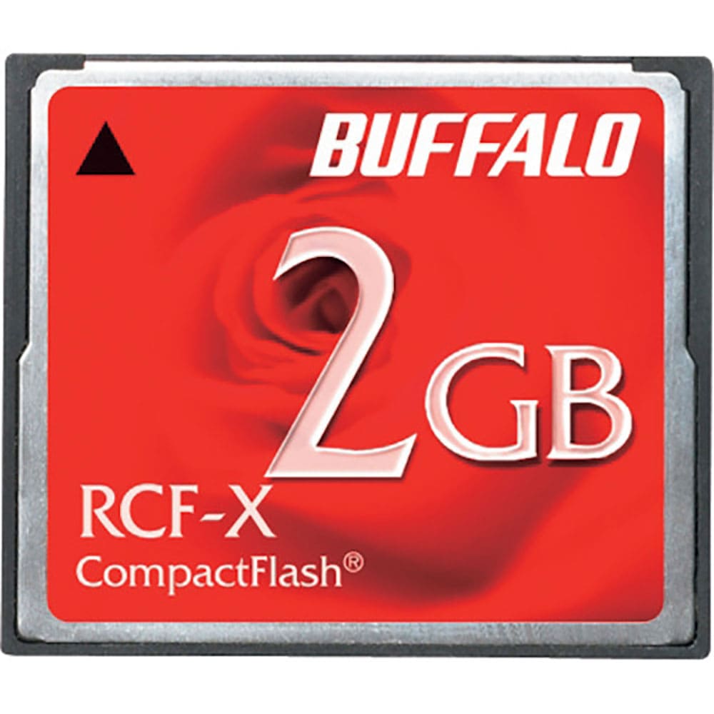 ＢＵＦＦＡＬＯ　コンパクトフラッシュ　ハイコストパフォーマンスモデル　２ＧＢ　ＲＣＦ－Ｘ２Ｇ＿