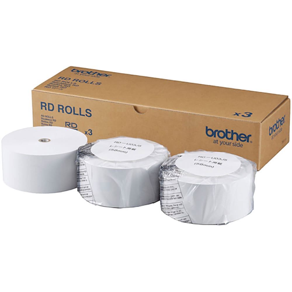 ｂｒｏｔｈｅｒ　ＲＤロール（ＴＤシリーズ用）　レシート用紙　幅５８ｍｍ無定長　ＲＤ－Ｕ０３Ｊ５＿