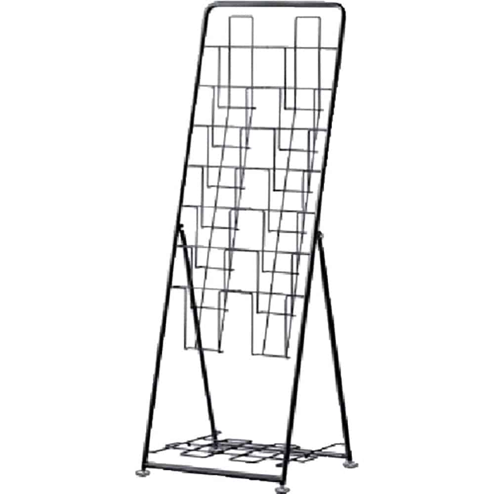 アールエフヤマカワ　パンフレットスタンド　７段　ダブル　ブラック　　ＲＦＰＦＳ－ＤＢＢＫ＿