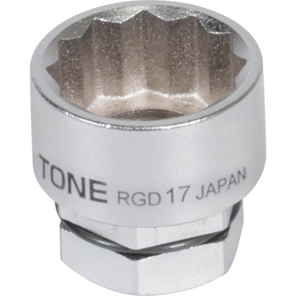 ＴＯＮＥ　ソケット（１２角・めがね用）　対辺寸法１０ｍｍ　全長１７ｍｍ　ＲＧＤ－１０＿