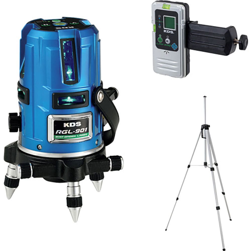 ＫＤＳ　ミントグリーンレーザー９０１受光器三脚付　ＲＧＬ－９０１ＲＳＡ＿