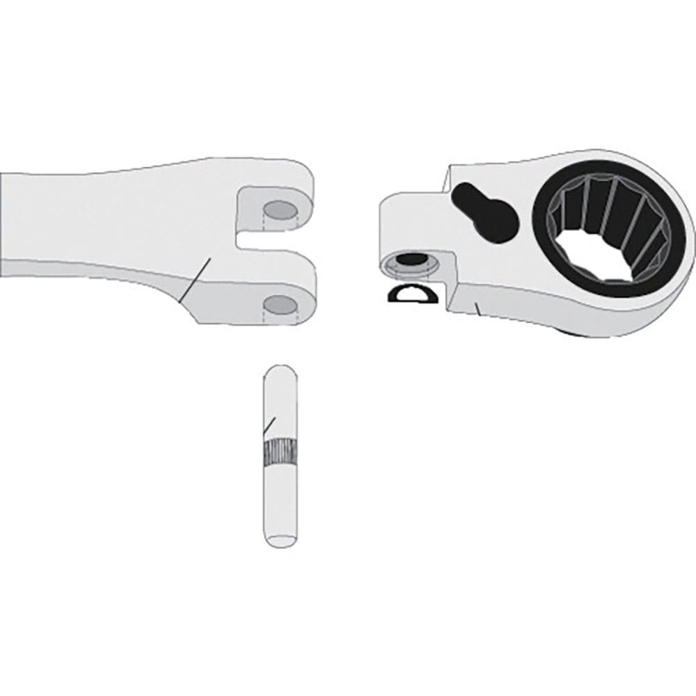 ＴＯＮＥ　超ロング首振ラチェットめがねレンチ用リペアキット１７ｍｍ用　ＲＫ－ＲＭＡ１７＿