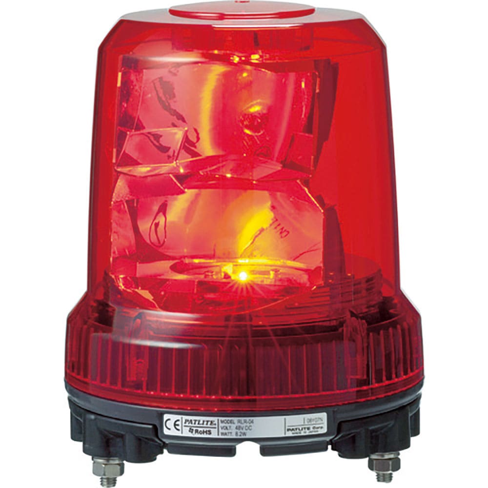 ＰＡＴＬＩＴＥ　強耐振型ＬＥＤ回転灯　ＲＬＲ－Ｍ２－Ｐ－Ｒ　５５１６２＿