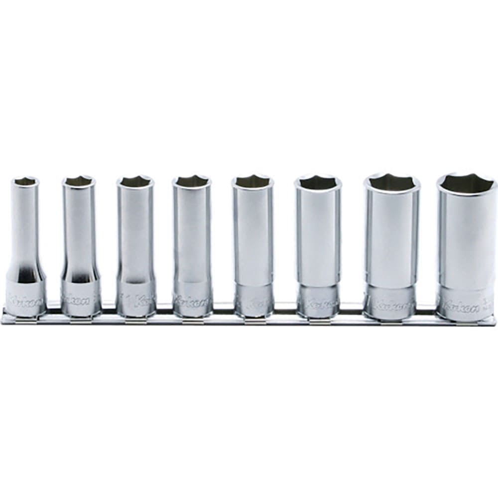 Ｋｏ－ｋｅｎ　９．５ｍｍ差込　６角ディープソケットレールセット　８ヶ組　ＲＳ３３００Ｍ／８＿
