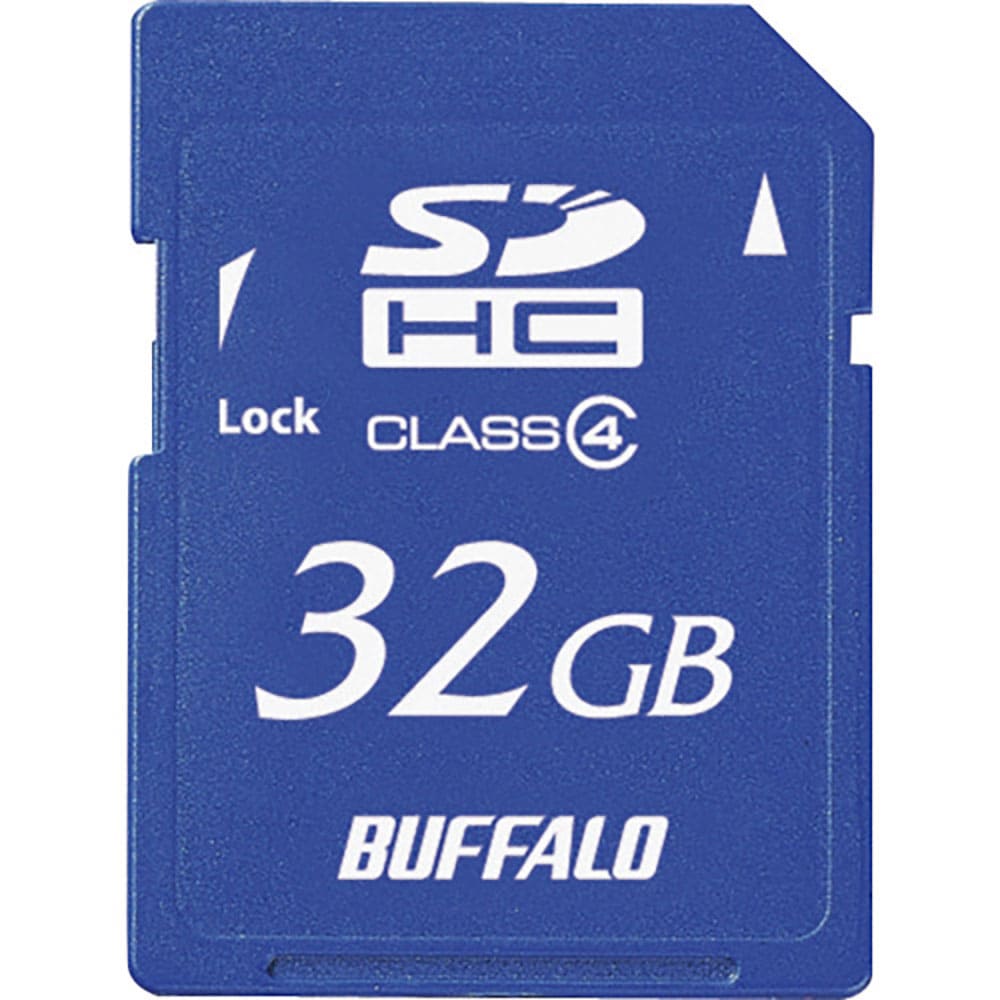 ＢＵＦＦＡＬＯ　Ｃｌａｓｓ４　ＳＤＨＣカード　３２ＧＢ　ＲＳＤＣ－Ｓ３２ＧＣ４Ｂ＿