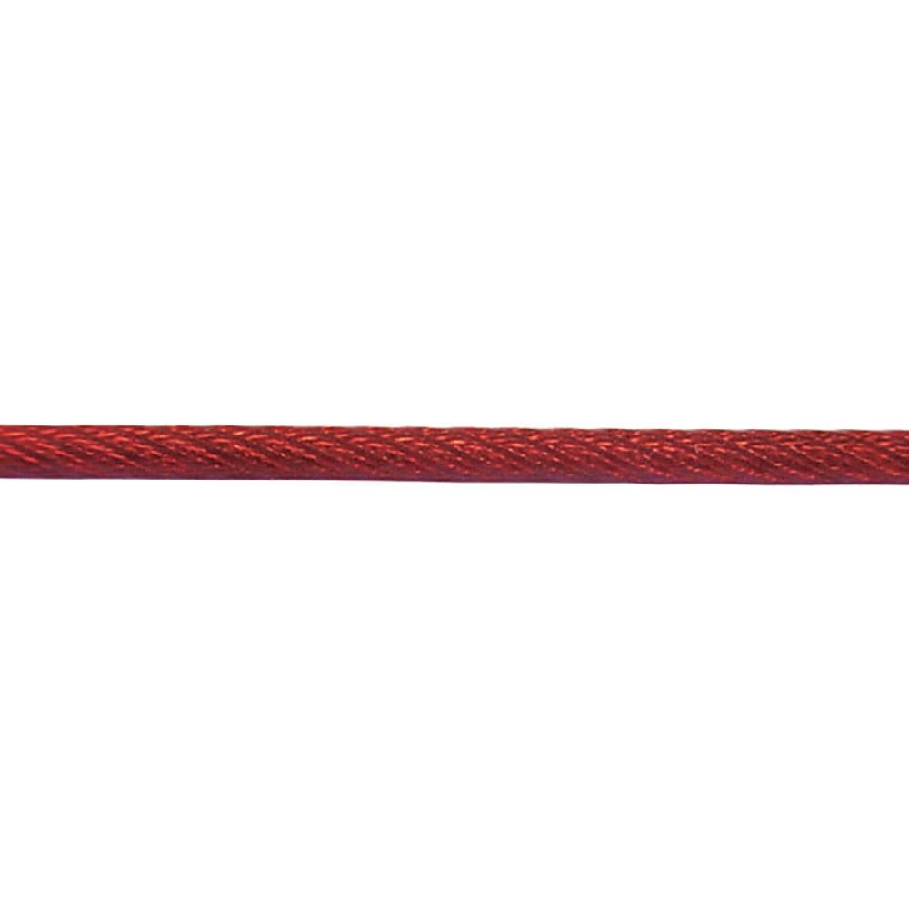 ニッサチェイン　赤コーティングワイヤロープ１００ｍ巻　Ｒ－ＳＹ１５Ｖ－ＲＥＤ＿