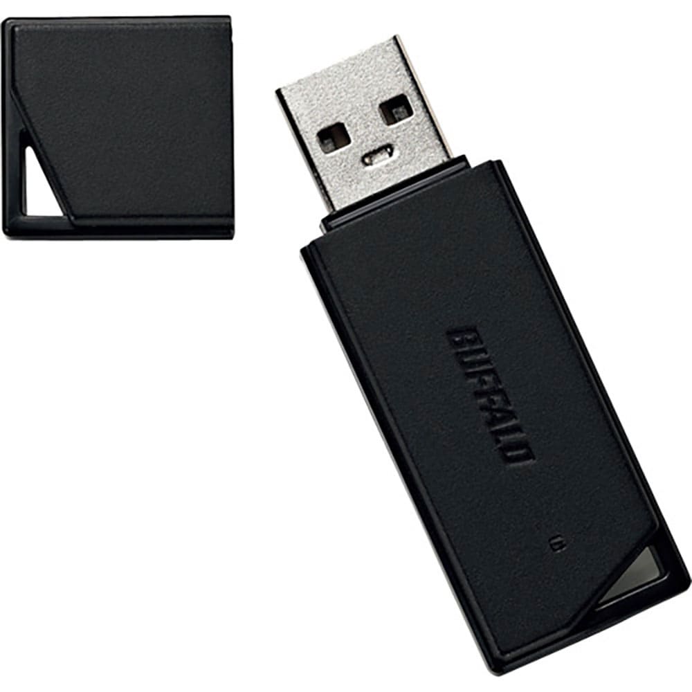 ＢＵＦＦＡＬＯ　ＵＳＢ２．０　どっちもＵＳＢメモリー　１６ＧＢ　ブラック　ＲＵＦ２－ＫＲ１６ＧＡ－＿