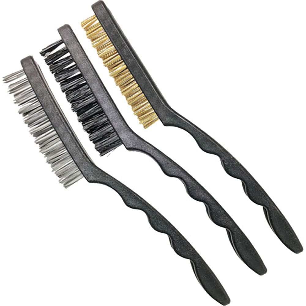 ベストツール　ＳＢＳ　３本組ワイヤーブラシセット（レギュラーサイズ）【スチール・真鍮・ＡＢスチール＿