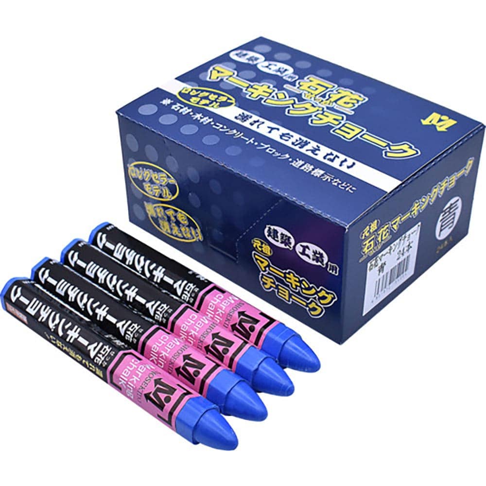 祥碩堂　石花マーキングチョーク　２４本箱売　青色　Ｓ１５４０９＿