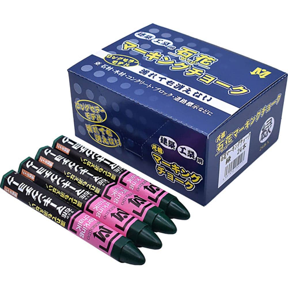 祥碩堂　石花マーキングチョーク　２４本箱売　緑色　Ｓ１５４１１＿