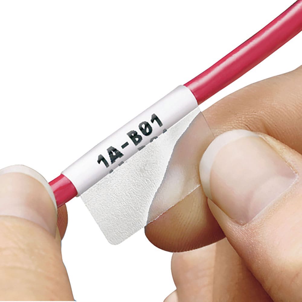 ＰＡＮＤＵＩＴ　熱転写プリンタ用セルフラミネートラベル　ビニル　白　印字部縦１９．１ｍｍｘ横５０．＿