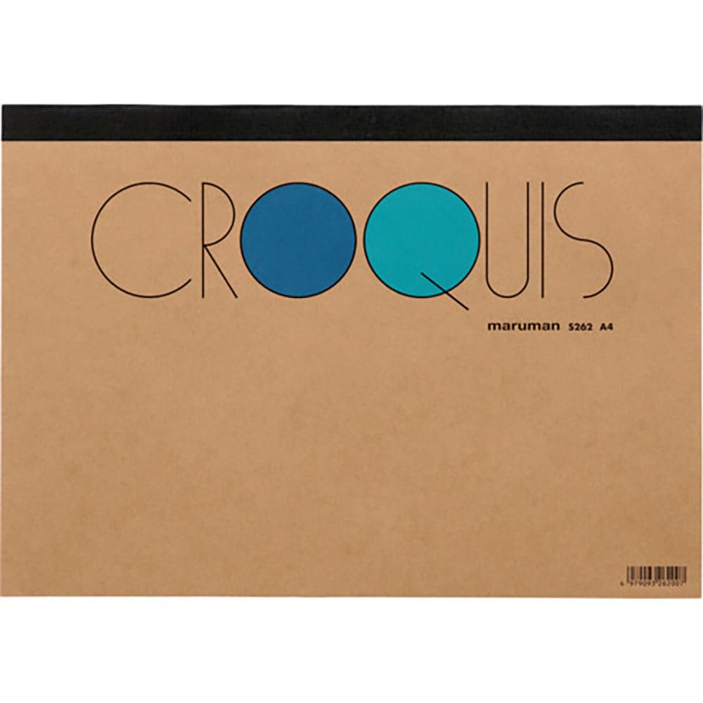 ｍａｒｕｍａｎ　Ａ４　クロッキーパッド　白クロッキー紙　Ｓ２６２＿