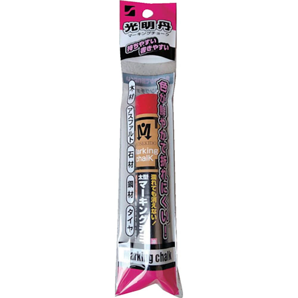 祥碩堂　光明丹マーキングチョーク　１本ＯＰＰ袋入り　赤　Ｓ３００６２＿