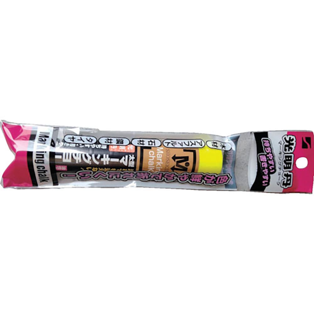 祥碩堂　光明丹マーキングチョーク　１本ＯＰＰ袋入り　蛍光イエロー　Ｓ３００６８＿