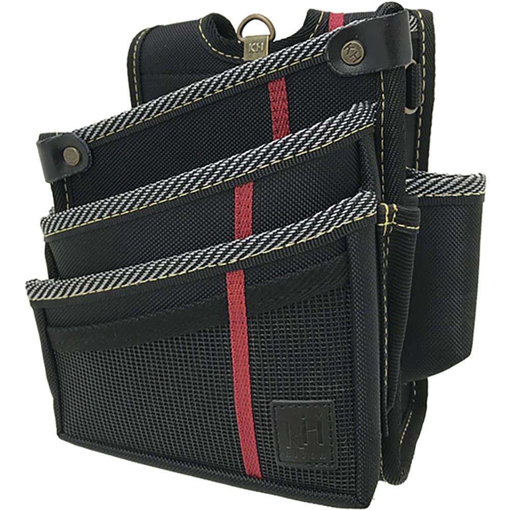 ＫＨ　進化ウエストバッグ３段　黒／緋　右　ＳＡ１７Ｋ＿