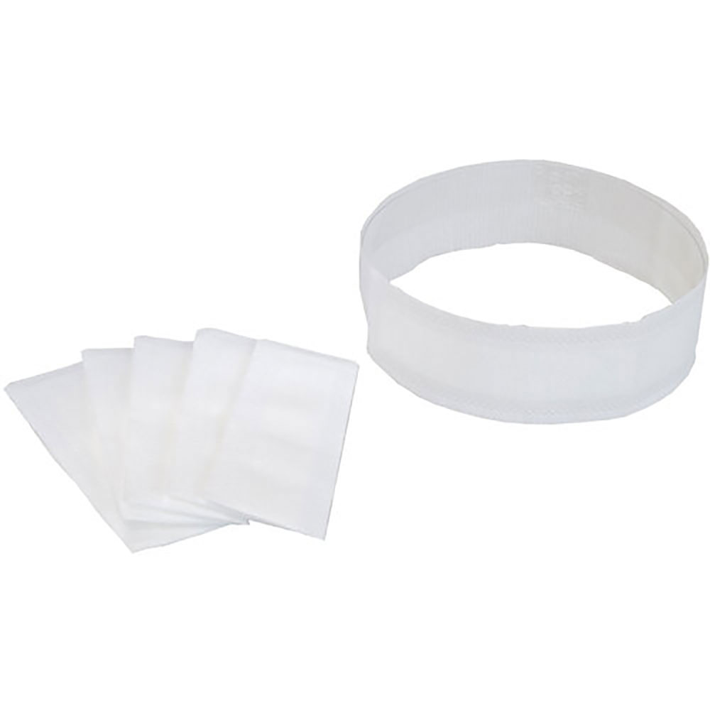 橋本　ＨＣ汗取りバンド　ホワイト　フリーサイズ　１００枚入／箱　ＳＡＢ１００＿