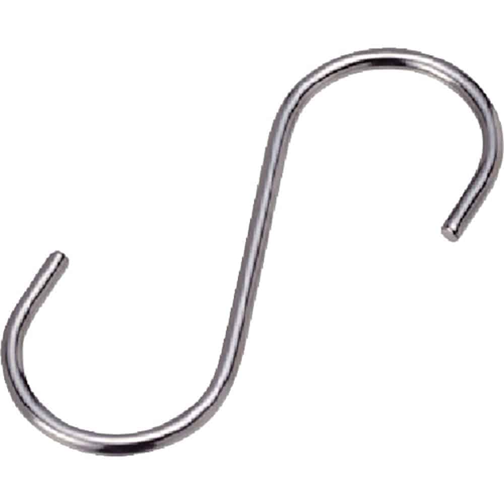 水本　Ｓフック　ステンレス　Ｓカン　ＳＡＯ　全長８０ｍｍ　ＳＡＯ－５－８０＿