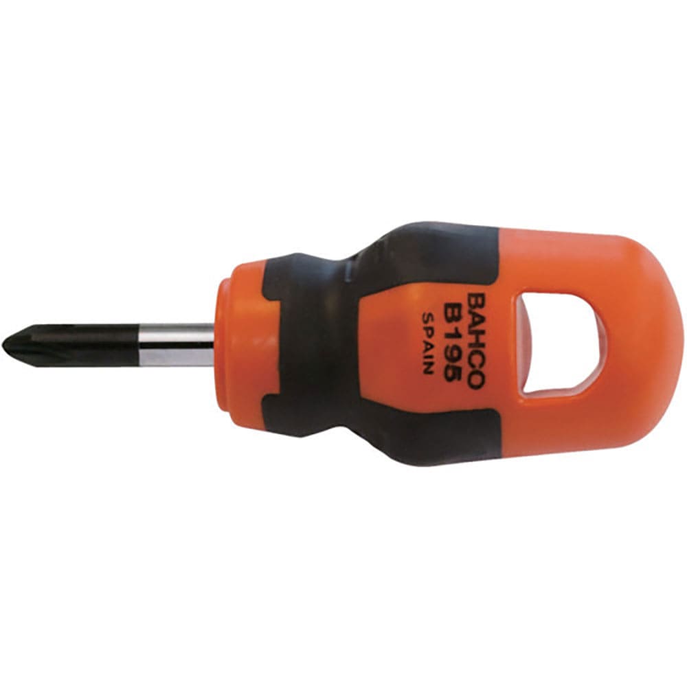 ＢＡＨＣＯ　グリップドライバー　ＦＩＴスタッビー　プラスドライバー　＋１　軸長２５ｍｍ　ＳＢ１９５＿