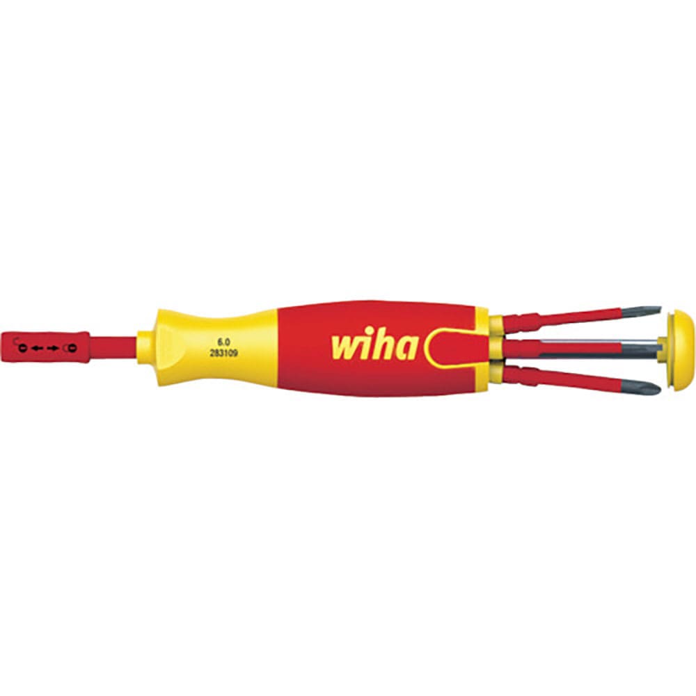 ｗｉｈａ　絶縁スリムバリオ　差替式ドライバー　マガジンリフトアップ　６本入セット　ＳＢ２８３１－０＿