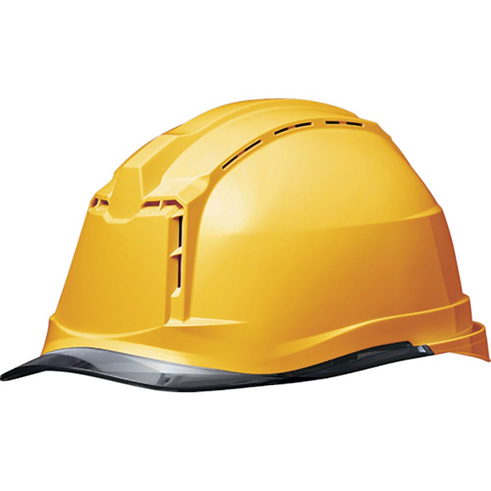 ミドリ安全　遮熱ヘルメット　ＳＣＨ－１９ＰＣＬＶ－ＲＡ３　α　イエロー／スモーク　ＳＣＨ－１９ＰＣ＿