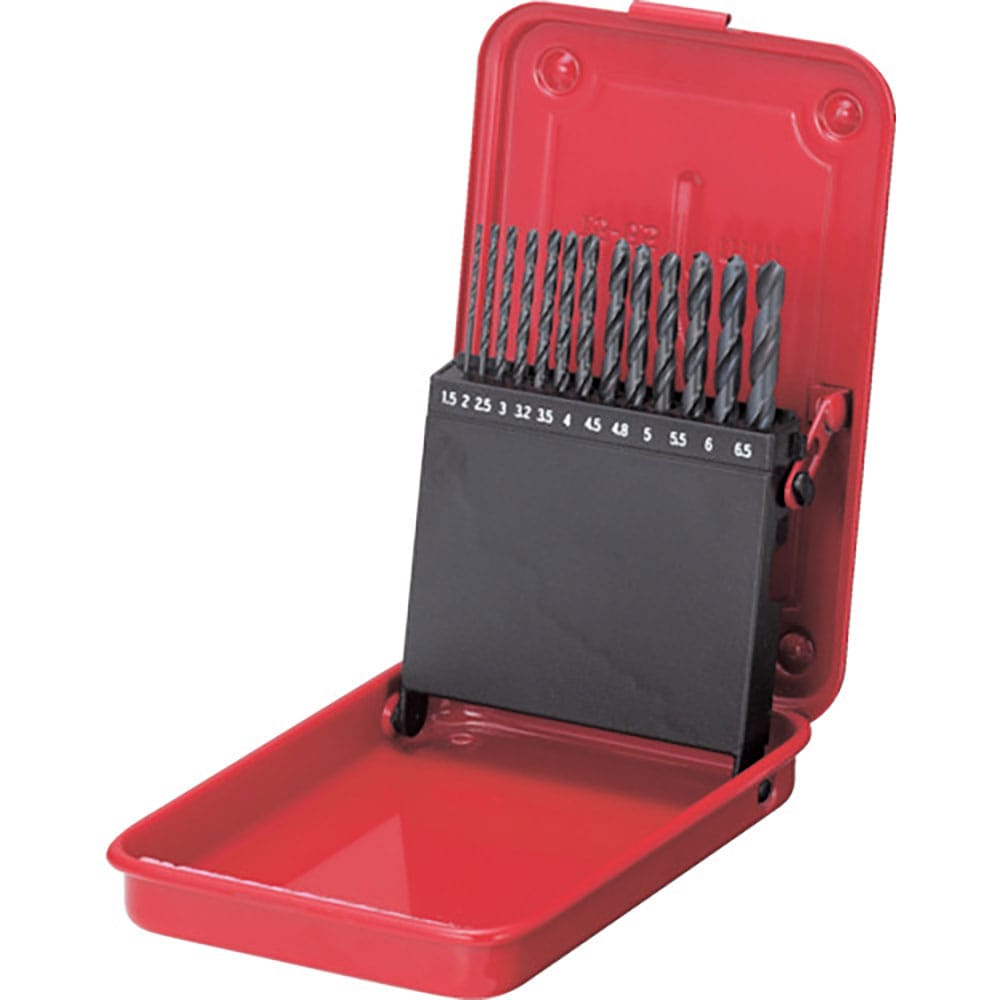 三菱Ｋ　ＳＥＴ　鉄工用　ハイスドリルセット　（スチールケース　５０本入）　ＳＥＴ５０＿