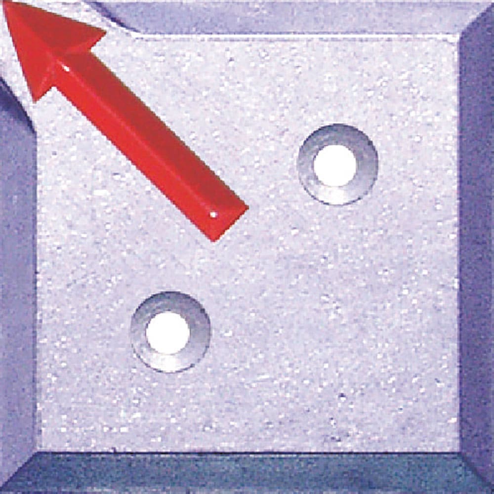 ＳＴＳ　境界用標示板（２穴・貼付用）ＳＨ－１４　（１０枚入）　ＳＨ－１４－２＿