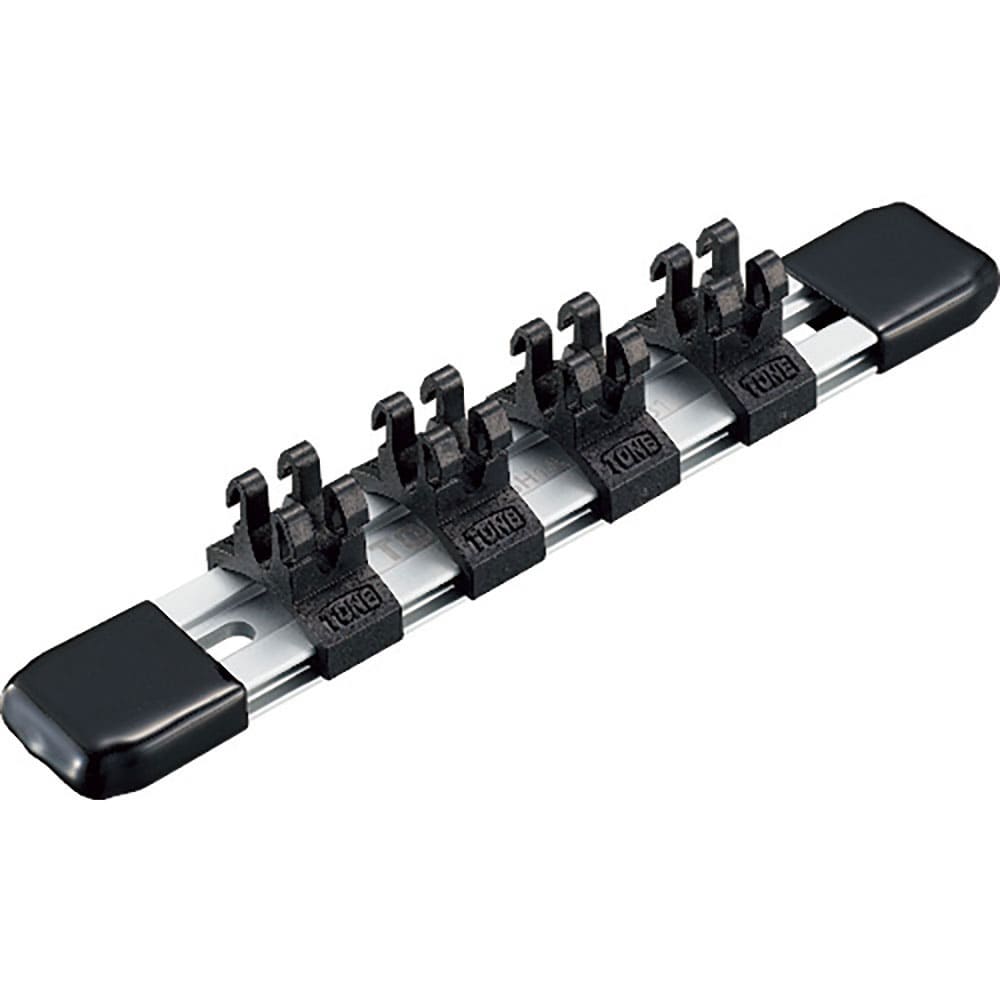 ＴＯＮＥ　ソケットホルダー（アルミタイプ）　クリップ数４個　全長１５０ｍｍ　ＳＨ２４０４＿