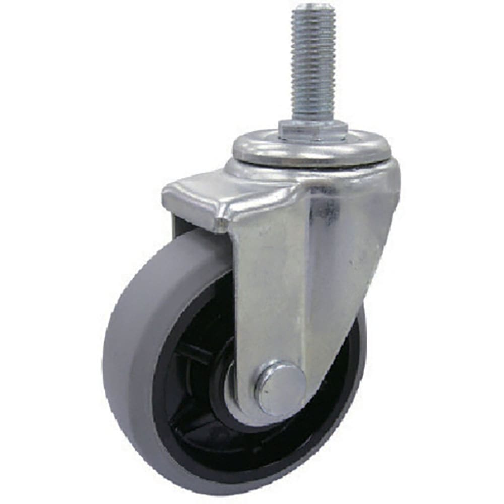 ユーエイ　ねじ込み式　自在　キャスター　ウレタン　車輪径１００ｍｍ　　Ｊタイプ　ＳＪＴ型　ネジ寸法＿